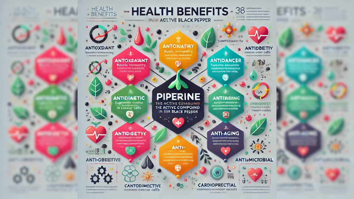 Piperin (Kara Biber): Biyolojik Etkilerinin İncelemesi