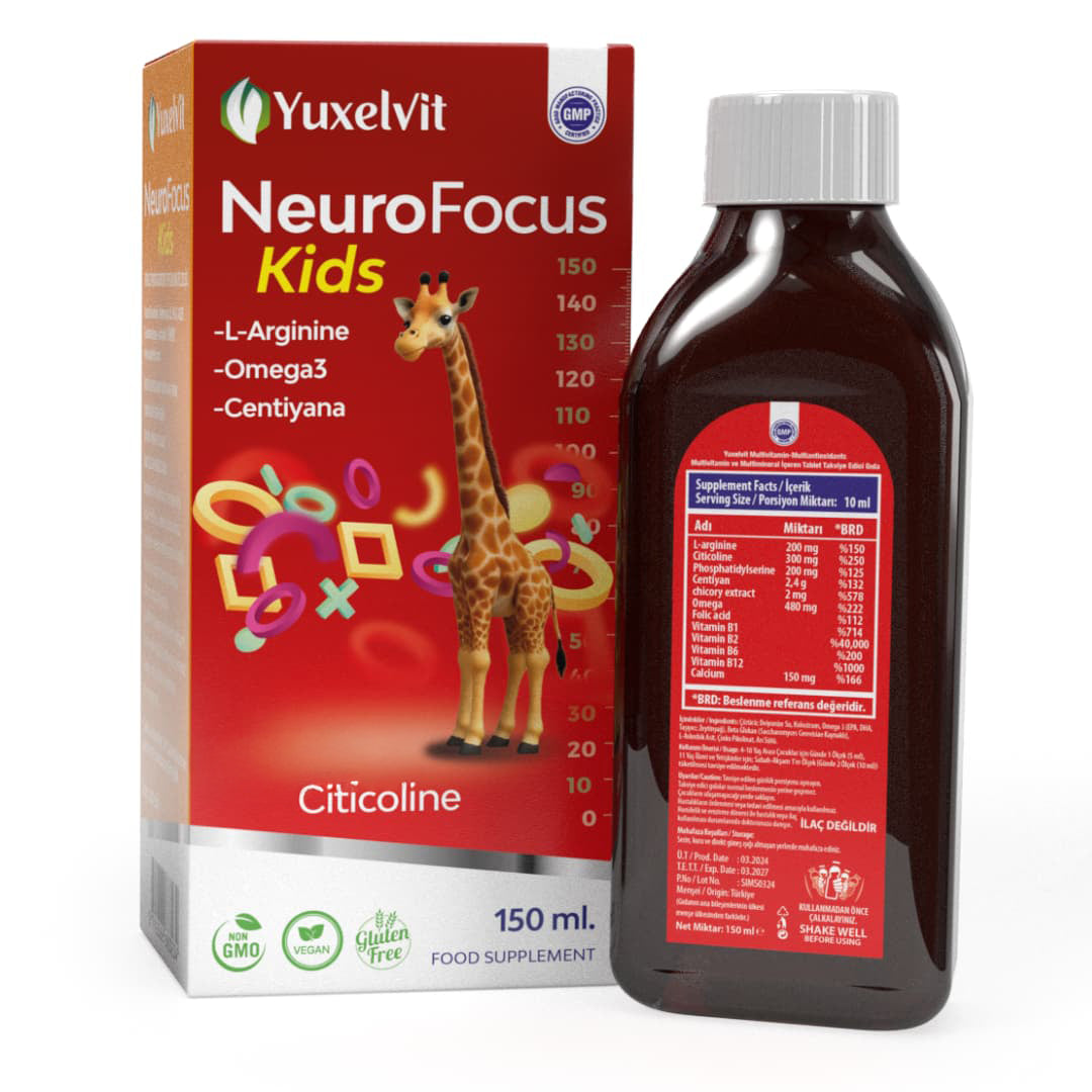 Yuxelvit NeuroFocus Kids Şurup 150 ml